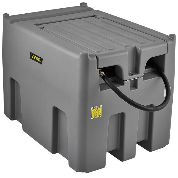 VEVOR Tragbarer Dieseltank Mobile Tankanlage 116 Gallonen Dieseltankstelle Grau, SLYXJLBDDWC79VOFMV0