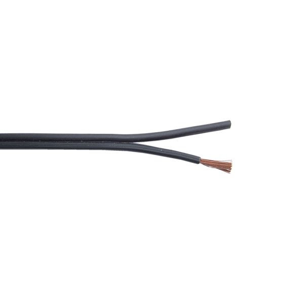 bda connectivity Lautsprecherkabel LSP 2 x 2,50mm² schwarz - 100m Spule, 10480911