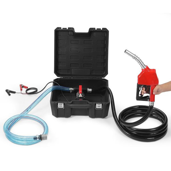 VEVOR Dieselpumpe Kraftstoff-Pumpe 12V 10GPM 1/4PS mit automatischer Pistole, CYBMG10GPM147B515V9