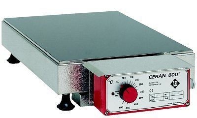 Gestigkeit Heizplatte 4400 Watt, 3x400 V, N+PE, 440 x 100 x 560 mm, Ceran 430 x 430 mm, 33 A