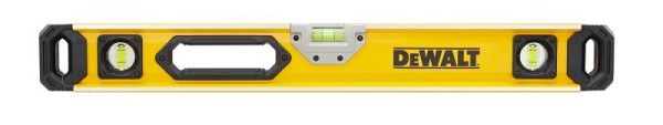 DeWalt Hohlprofil-Wasserwaage 60cm Solid-Block Libelle, DWHT0-43224