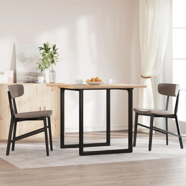 vidaXL Esstisch-Gestell in O-Form 60x60x73 cm Gusseisen, 357883