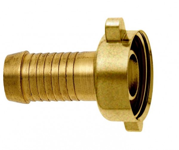GEKA plus-2/3-Schlauchverschraubung, IG G 1 1/4" - 25mm MS mit Knebelmutter, VE: 5 Stück, 25.2054