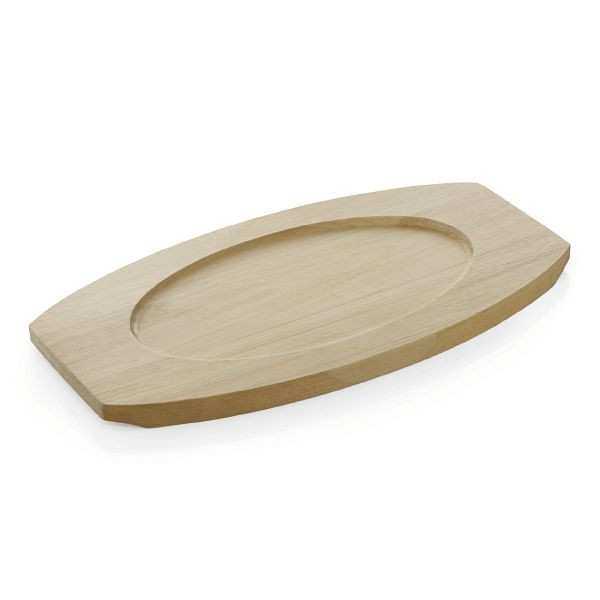 WAS Cast Iron 35 Ersatzuntersetzer für Servierpfanne 3521 300, Holz, 3521302