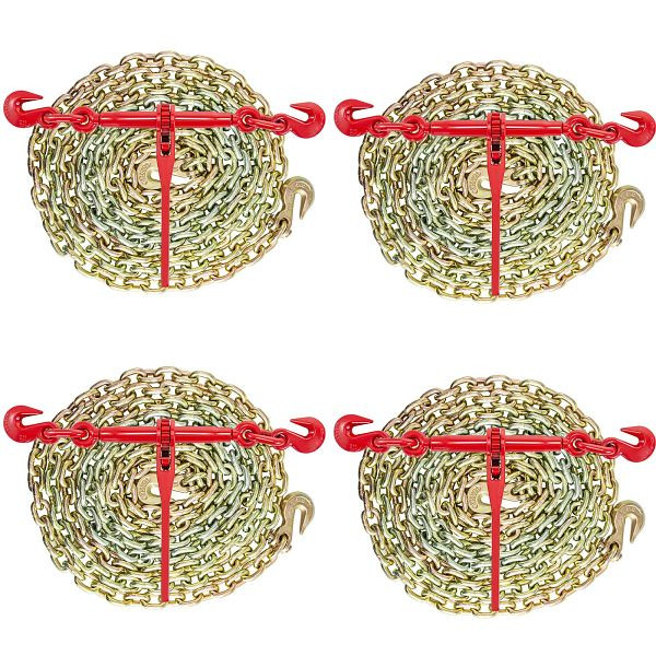 VEVOR Kettenlastbinder Ratsche Last Binder 3/8in-1/2in 10ft Ketten Transport, SZGL43810Z2000001V0