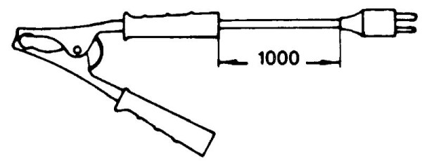 Greisinger GTZ 300 Zangenfühler Typ K, -65 - +150 °C, 603287
