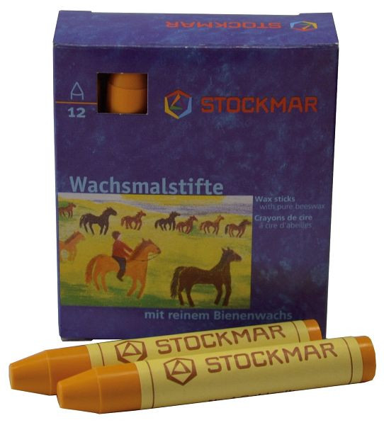 Stockmar Wachsmalstifte - goldgelb, VE: 12 Stück, 330-04
