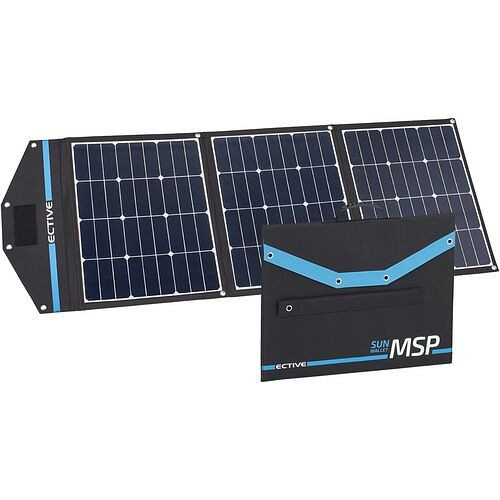 ECTIVE MSP 135 SunWallet faltbares Solarmodul 135W Solartasche, TN5600