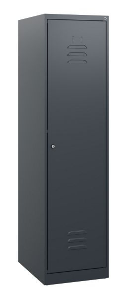 C+P Umkleidespind Classic PLUS, 1530x400x500mm, 7016/7016, Zylinderschloss, 0800005-12 S10020