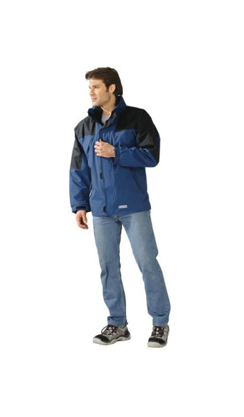 Planam Outdoor Redwood Jacke, amporablau/schwarz, Größe XXXL, 3141064
