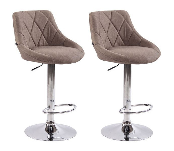 CLP Barhocker Lazio Stoff C, taupe, VE: 2 Stück, 307041