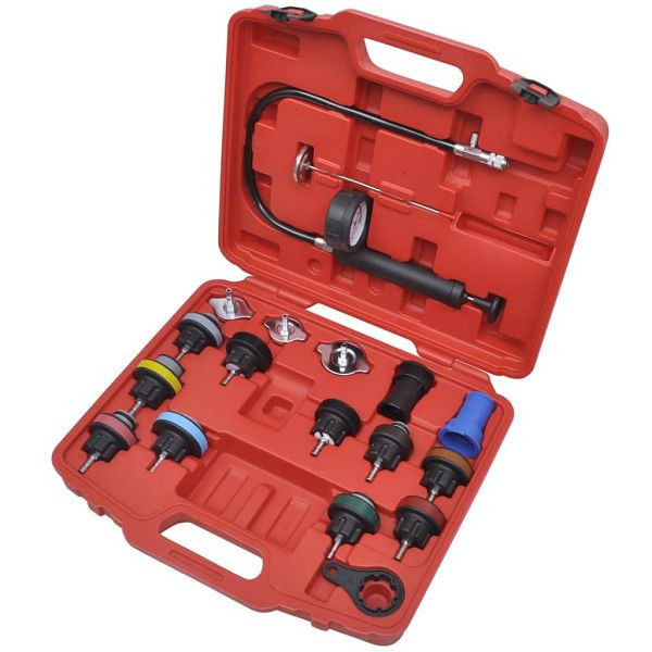 vidaXL 18-teiliger Heizkörper-Drucktester, 210334, 8718475940067
