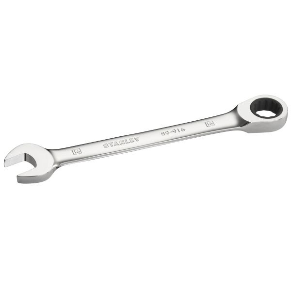 Stanley Flacher Ringmaulschlüssel mit Ratsche 16 mm, 72 Zähne, 5° Betätigungswinkel, STMT89916-0