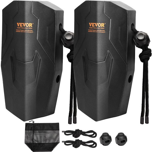 VEVOR Fender-Set 2 21,84 x 40,64 cm EVA, Horizontale oder vertikale Montage, mit Polyesterseile & Kabelschloss Aufbewahrungstasche, CYHX2JZ8YCDP8RIOWV0