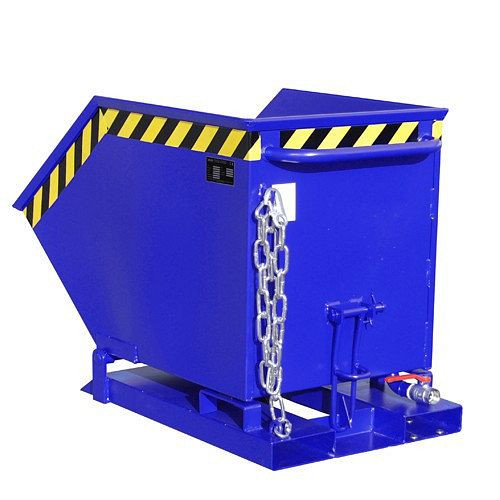 Rollcart Späne-Kippmulde, Inhalt: 250 l, mit Ablasshahn und Siebblech, 51-2865