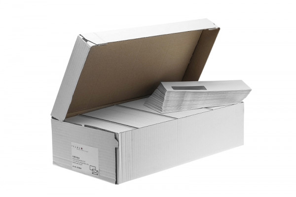Frama Fenster-Kuvertierhüllen DIN C6/5 nassgummiert für Kuvertiermaschine C400i, 1000 Stück, 1018320