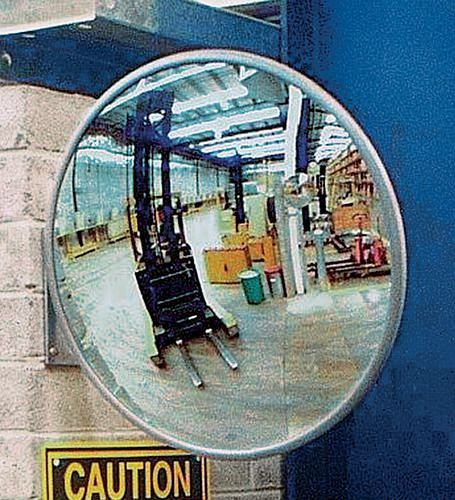 DENIOS Weitwinkelspiegel SR 800, für innen und außen, aus Spezialkunststoff, rund, 129677