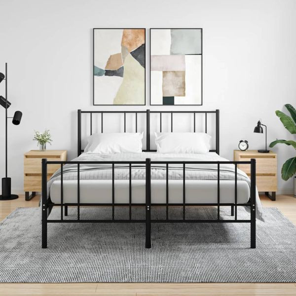 vidaXL Nachttische 2 Stk. Sonoma-Eiche 40x35x50 cm Holzwerkstoff, 826899
