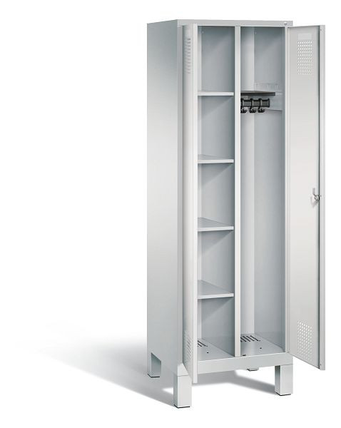 C+P Putzmittel-Spind Evolo, H1850xB610xT500mm, Farbe: Lichtgrau, 48060-20 S10058