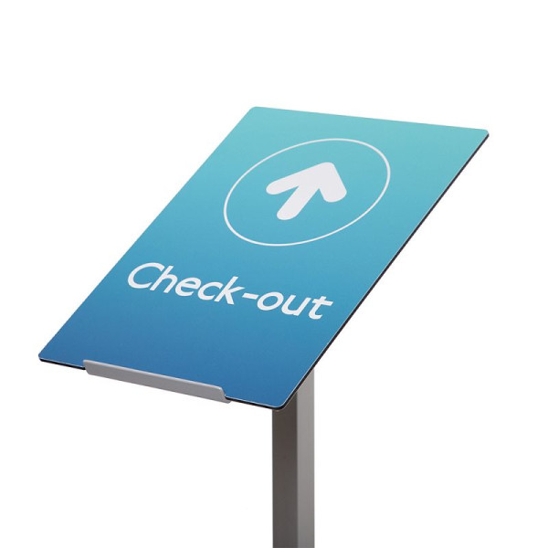 Showdown Displays Bond Platte A2 Horizontal 3mm Starker Flachbettdruck + Universalklettverschluss, FBA2GV-BW3L