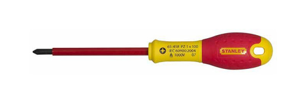 Stanley Schraubendreher FatMax isoliert PZ2 125mm, 0-65-419