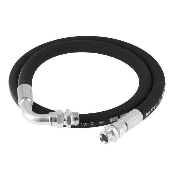 Airpress HD-Schlauch 2" 1 m 40 bar Gerade- und Winkelverschraubung, 36386K