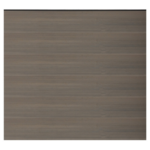 T&J ELZE-Serie Zaunset, WPC-Steckzaunsystem, 1790 x 1760 mm, GRAU-coextrudiert, 6 Zaunlamellen, 44525