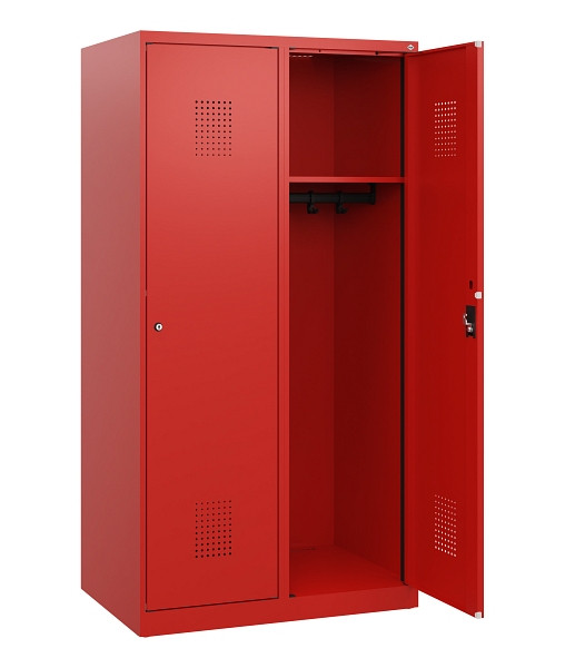 C+P Spind Evolo PLUS, 2 Abteile, 1530x800x500mm, 3020/3020, Zylinderschloss, 0490005-22 S10052
