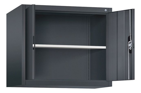 C+P Aufsatzschrank Acurado, H790xB930xT500mm, Farbe: Schwarzgrau, Muldengriff, 9285-000 S10192