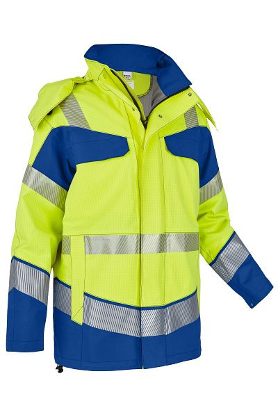 ROFA Parka 2358, Größe 56/58, Farbe 235-leuchtgelb-kornblau, 5582358-235-56/58