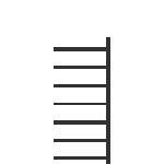 Deskin Steckregal STA 2000 PLUS, Anbauregal, B 1010 x H 2350 x T 635 mm, 750 kg Feldlast, 168 Ordner, 151188