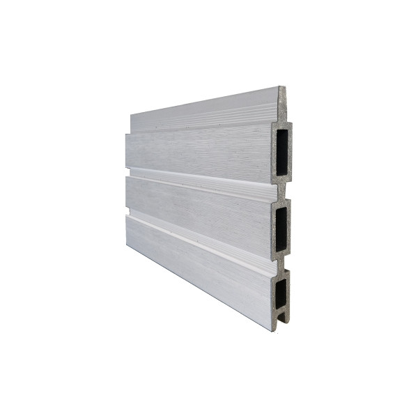 T&J WAREN-Serie, WPC-Lamelle weiß, 1795 x 150 x 20 mm, coextrudiert, 44657