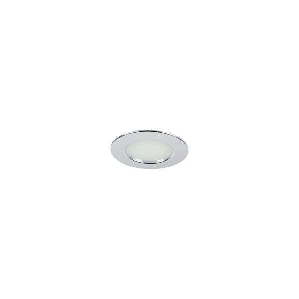 Brumberg LED-Deckenleuchte EB 3W 3000K A++ 255lm chrom Konverter IP44 Kunststoff satiniert 12109023, 102108