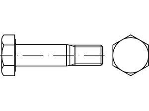 Sechskant-Paßschrauben EN 14399 -8 10.9 M 27 x 90 feuerverzinkt K1, ohne Zubehör -P- VE=S