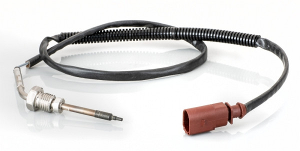 HELLA Sensor, Abgastemperatur, 2-polig, geschraubt, Kabel: 720mm, 6PT 014 494-461