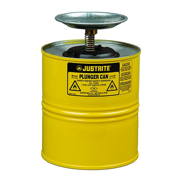 Justrite Sparanfeuchter 1008, 18.5cm x 14.3cm, Gelb, JUT10118YL