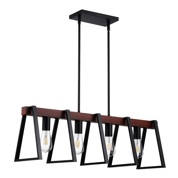 VEVOR 4-Licht Küche Insel Pendelleuchten, 60W verstellbar Esszimmer Licht E27, XXDTDJS2040YXV70IV7