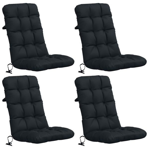 vidaXL 4-teiliges Hochlehner Kissenset VIANEN 4 stk. 100 % Polyester, 953765