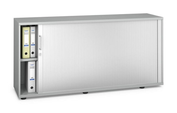 Deskin Rollladenschrank MULTI MODUL-PRO, Dekor lichtgrau, B 1600 x H 780 x T 420 mm, 352358