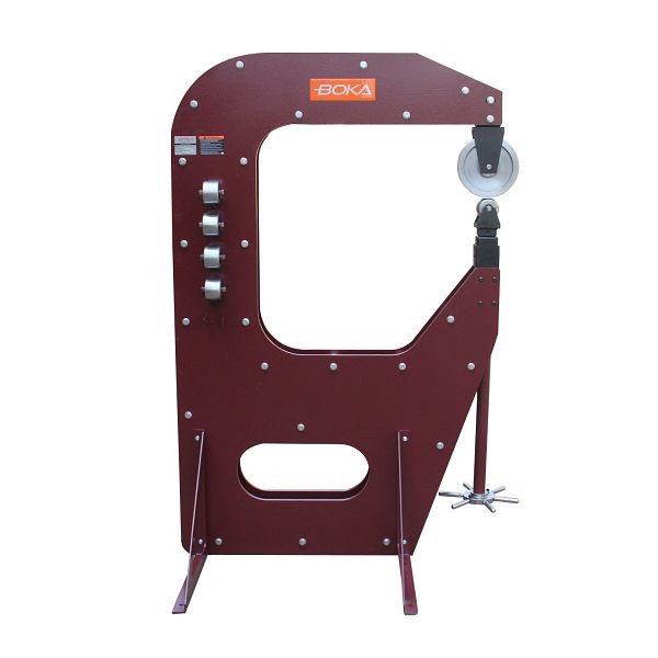 BOKA F2.0X760 Rollenstreckmaschine mit 5 Formrädern 760mm x 2mm Metallumformer, Streckgerät, Blechbiegemaschine, 573274