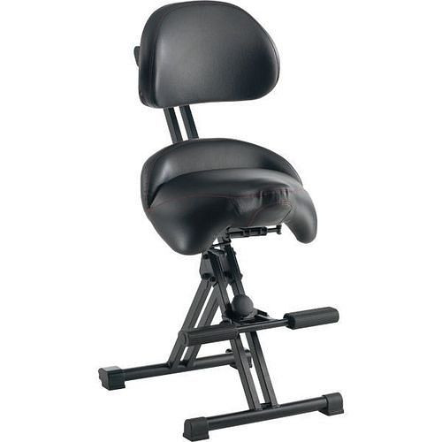 meychair Stehhilfe Futura Light XXL, Sitzhöhe bis 770 mm, Sattelsitz, Kunstleder, 250 kg Tragkraft, 319437
