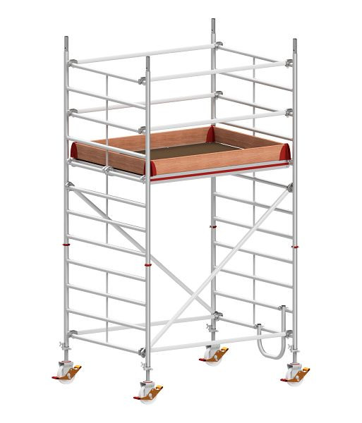HYMER Fahrgerüst, Bühnenlänge 1,90 m, Rahmenteilbreite 1,50 m, Reichhöhe 4,40 m, 847304