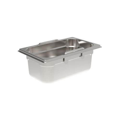 Rieber GN-Behälter 1/4 - Fallgriffe, Höhe 100 mm, 84010219