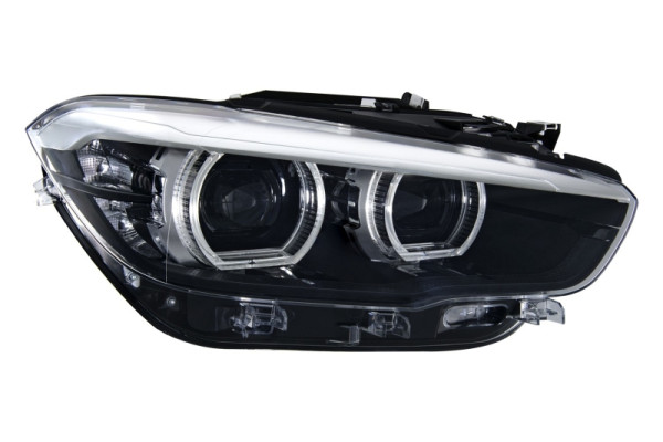 HELLA LED-Hauptscheinwerfer, für u.a. BMW 1', F20 / F21 LCI, schwarz, ECE, für Rechtsverkehr, rechts, 1EX 011 930-921