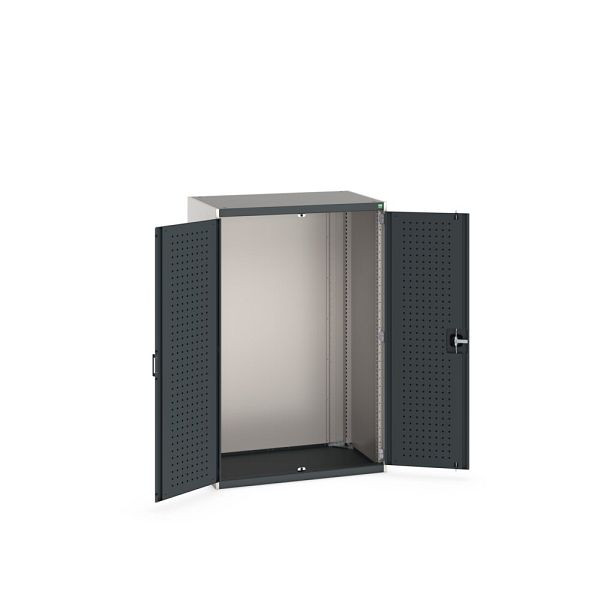 bott cubio Flügeltürschrank, BxTxH: 1050x650x1600mm, RAL 7035/7016, Anthrazitgrau, 40021065.19V