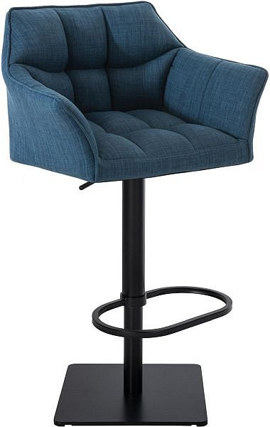 CLP Barhocker Damaso B Stoff, blau, 101675610, 4251152687267