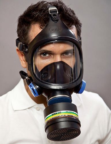 EKASTU Safety Atemschutz-Vollmaske 607, ohne Filter, gemäß EN 136-Klasse 2, 116148