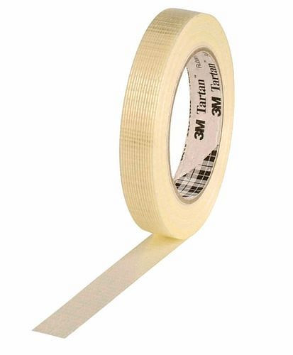 3M Filamentband in Premiumqualität mit Glasfaserverstärkung, 19 mm breit x 50 m, Stärke 125µ, VE: 12 Rollen, 299494