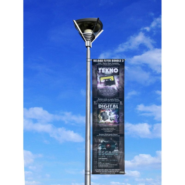 Stein HGS Fahnenhalter -FLAG FIX-, Länge 600 mm, für den Innen- und Außenbereich, 35036