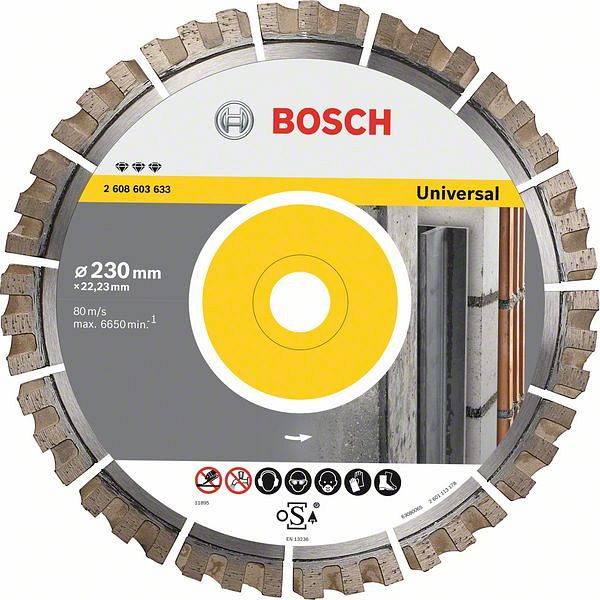 Bosch Diamanttrennscheibe Best for Universal. Für Tischsägen, 2608603635